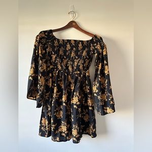 Shein boho off the shoulder dress